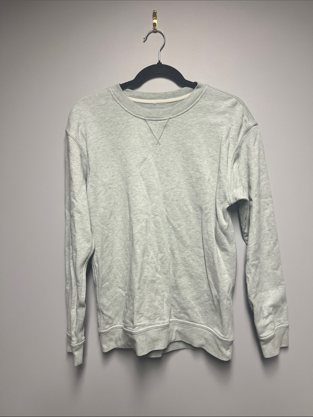 lululemon athletica Light Gray Crewneck Pullover